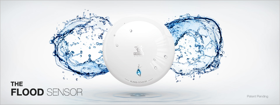 FIBARO Flood Sensor univerzalis erzekelo