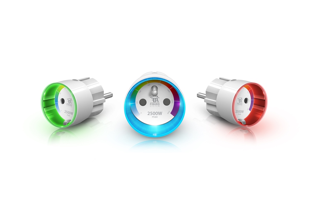 FIBARO Wall Plug vizualis szinei